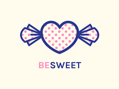 Be Sweet graphic design logo