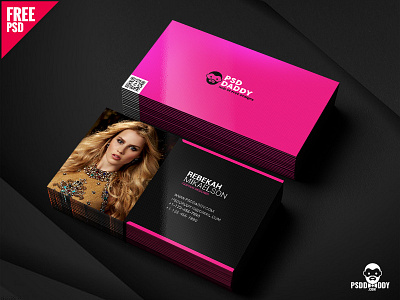 Fashion Designer Business Card Free PSD agency card business card card design clean creative design design free psd free template freebie psd psd template visiting card