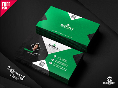 Free Business Card Design Templates Bundle agency card business card card design clean creative design design free psd free template freebie psd psd template visiting card