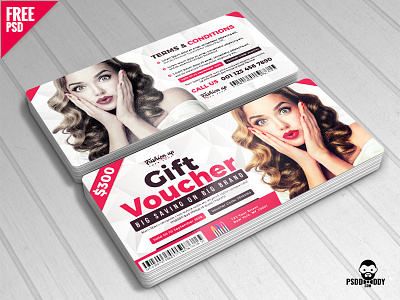 Discount Voucher Design Template Bundle PSD