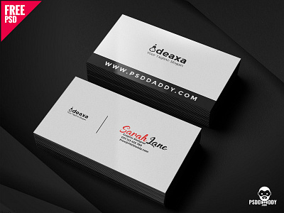 Corporate Business Card Design PSD