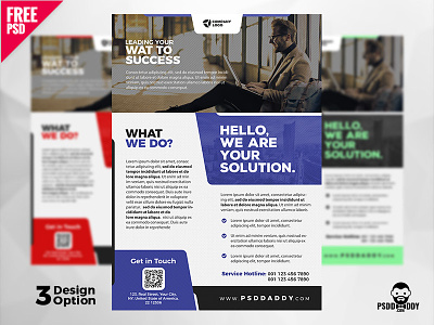 Business Flyer Design Templates PSD
