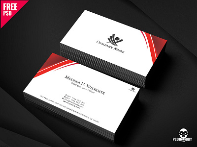 Corporate Business Cards Design Free PSD agency card business card card design clean creative design design free psd free template freebie psd psd template visiting card