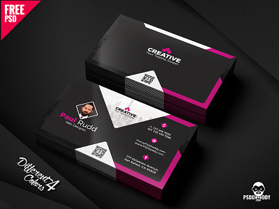 Free Business Card Design Templates Set agency card business card card design clean creative design design free psd free template freebie psd psd template visiting card