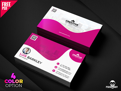 Business Card Design Free Templates Set agency card business card card design clean creative design design free psd free template freebie psd psd template visiting card