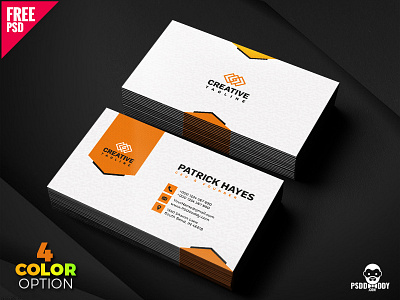 Business Card Design Free PSD Set agency card business card card design clean creative design design free psd free template freebie psd psd template visiting card