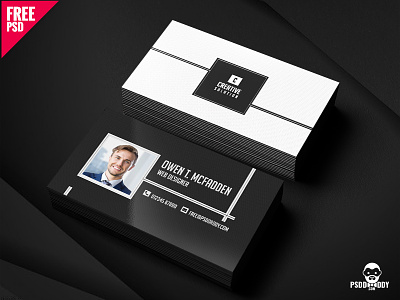 Business Name Card Free PSD