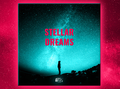 Stellar Dreams Album/Song Cover album cover design music song stars stellar universe
