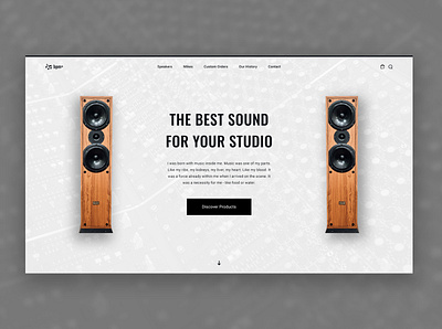 BPM+ Landing Page Design bpm design landing page photoshop sound studio