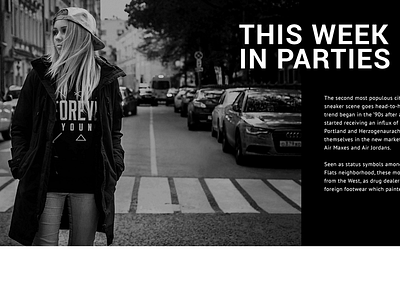 This Week Article Concept clean concept fashion fullsize grid minimal modern product page web web design