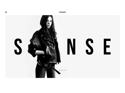 SSENSE clean concept fashion fullsize grid minimal modern product page responsive web web design