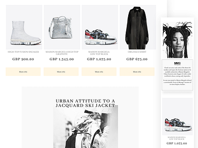 MM02W adaptive clean concept fashion figma fullsize graphic design grid interface minimal mobile modern product page responsive typography ux web web design web design website