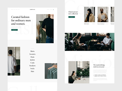 Fashionalis - Webdesign