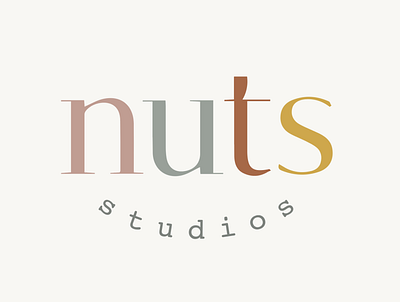 nuts studio 3d brand branding design graphic design icon iconic illustration instagram logo logotype type