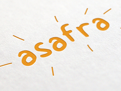 asafra brand icon illustration kit logo logotype typo ui yellow