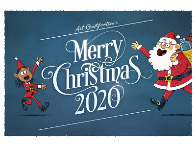 Merry Christmas ! 2d 2danimation cartoon characterdesign christmas christmas card design illustration logo