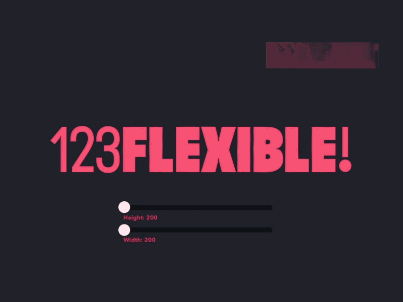 FLEXIBLE Animation demo - 1 2d 2danimation animation design font fontdesign fonts kinetictype kinetictypography logo motion motion graphics typedesign typeface typography