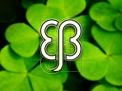 CLOVER brand branding cafe clover eco emblem goubine graphic green icon identity logo logotype luck mark symbol