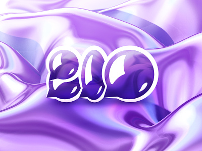 BLO agency balloons blo blogger brand branding design emblem goubine graphic icon identity logo logotype mark promoting purple symbol violet