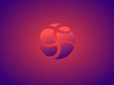 OCTOFOCUS brand branding design emblem goubine graphic ico icon identity letter logo logotype mark purple red security symbol systems