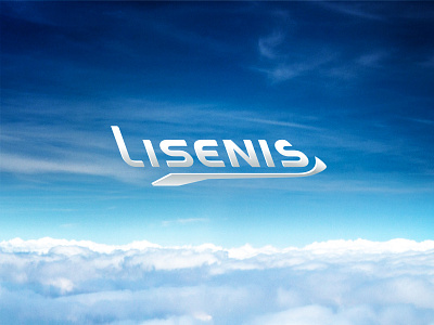 LISENIS aircraft airline brand branding charter design emblem goubine graphic icon identity illustration lisenis logo logotype mark plane sky symbol typography