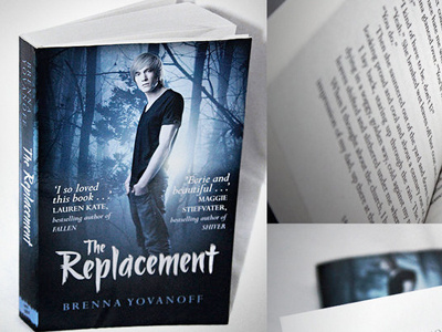 The Replacement, Simon&Schuster UK artwork author book cover collage cover dark emotional gothic photomanipulation photoshop publisher sadness