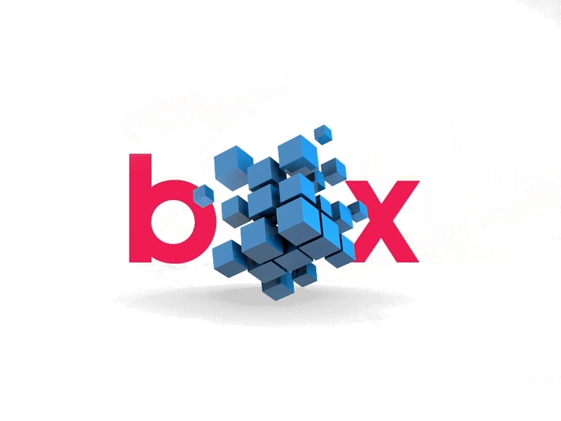 Cube Box 2d animation 3d animation animations combination cubes logo