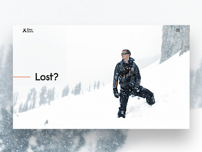 Bear Grylls 404 adventure agency bear grylls digital interactive outdoors outpost ui ux web design