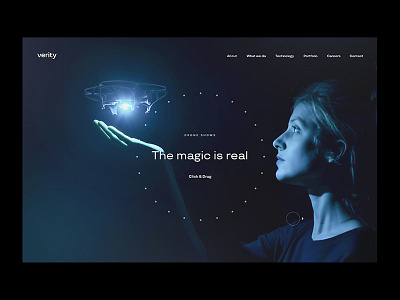 Verity Studios website concept