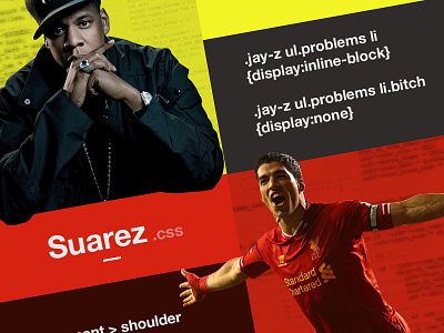 CSS pun celebrities abdulsamad celebrities css infographic jayz mj nickiminaj pun suarez