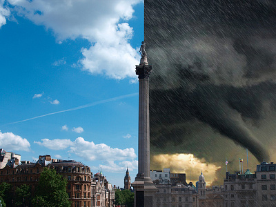 METRO newspaper feature - climate change change climate metro photoshopping square trafalgar