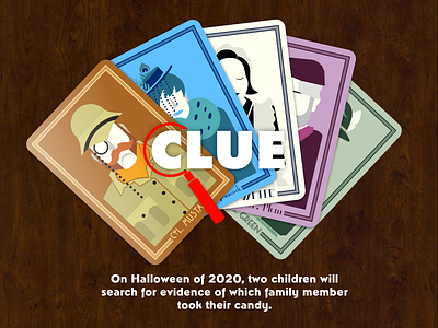 Clue board game card game cards clue halloween