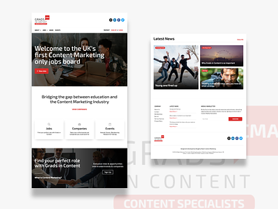 Grads in Content (CMA) Website Design