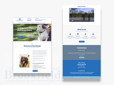 Brookfields Website Design
