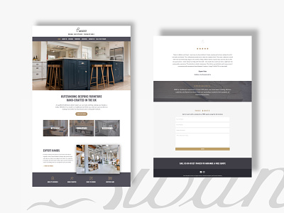 Swan Website Design clean clean ui design furniture furniture store interface landingpage ui ui ux web agency webdesign webdesigner website