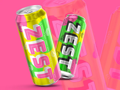 ZEST Energy Drink Branding brand brand design brand identity branding branding design