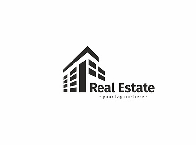 Real Estate Logo Template - FREE construction logo free freebie freebies house logo logo logo design property logo real estate real estate logo