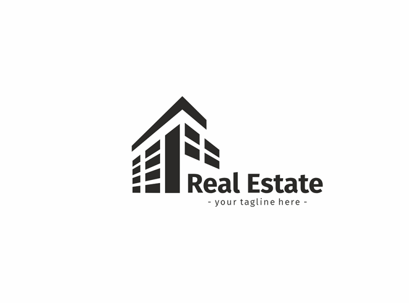 Real Estate Logo Template - FREE by KeySlides on Dribbble