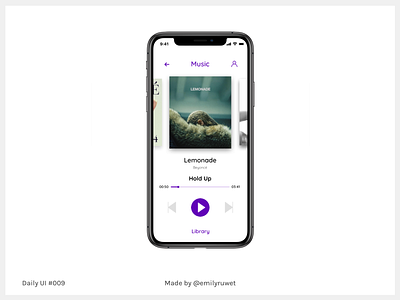 Dailyui 09 beyonce dailyui musicplayer sketch app uidesign uxdesign