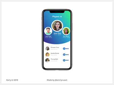 Dailui 19 dailyui leaderboard sketch app uidesign uxdesign