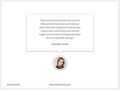 Dailyui 39 dailyui sketch app testimonial uidesign uxdesign