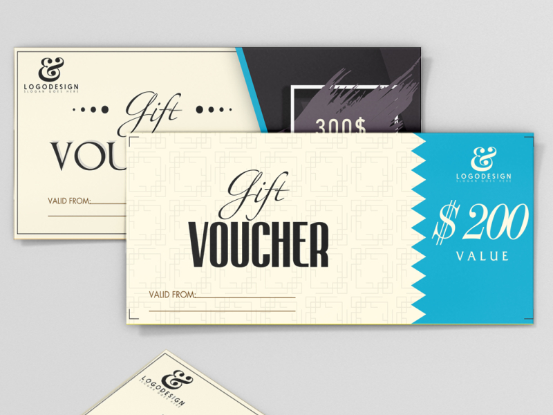 gift voucher template elegant luxury golden black décor by Md Shopon ...