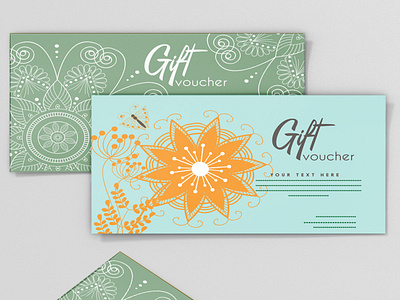 voucher design coupon templates gift certificates