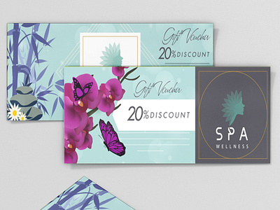 Special gift voucher design template Corporate special year Temp