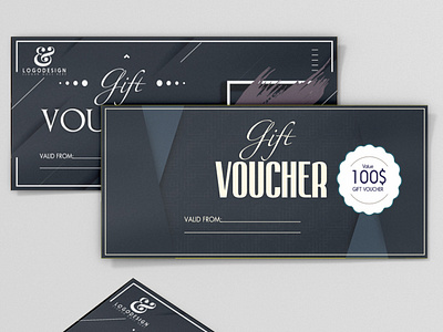 Special gift voucher design template Corporate special year Temp