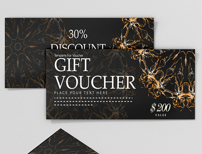 Gift Voucher sale gift card banner template advertising background banner card certificate christmas coupon discount gift holiday invitation present price promotion sale special store ticket vector voucher