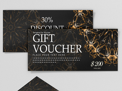 Gift Voucher  sale gift card banner template