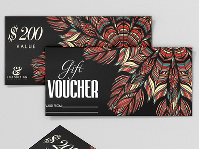 Gift Voucher  sale gift card banner template