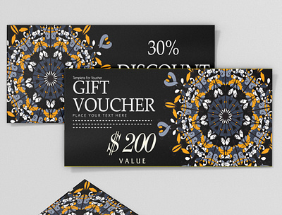 Gift Voucher sale gift card banner template advertising background banner card certificate christmas coupon discount gift holiday invitation present price promotion sale special store ticket vector voucher