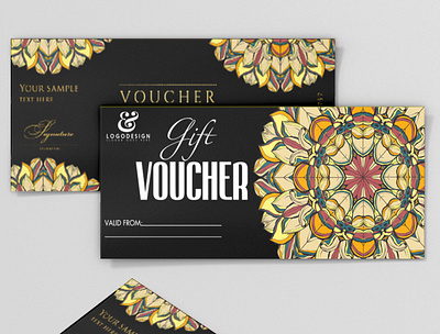 Gift Voucher sale gift card banner template advertising background banner card certificate christmas coupon discount gift holiday invitation present price promotion sale special store ticket vector voucher